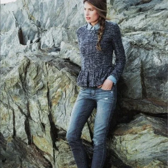 J Crew Peplum Tweed Jacket (size S) - Picture 2 of 5